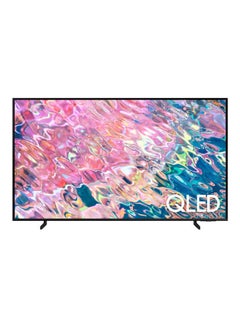 50-Inch TV QLED 4K Black Qauntum HDR Object Tracking Sound Lite Smart Hub with 2 Speakers Dl LED Smart Calibration Adjustable Stand 50Q60BAUXSA Black