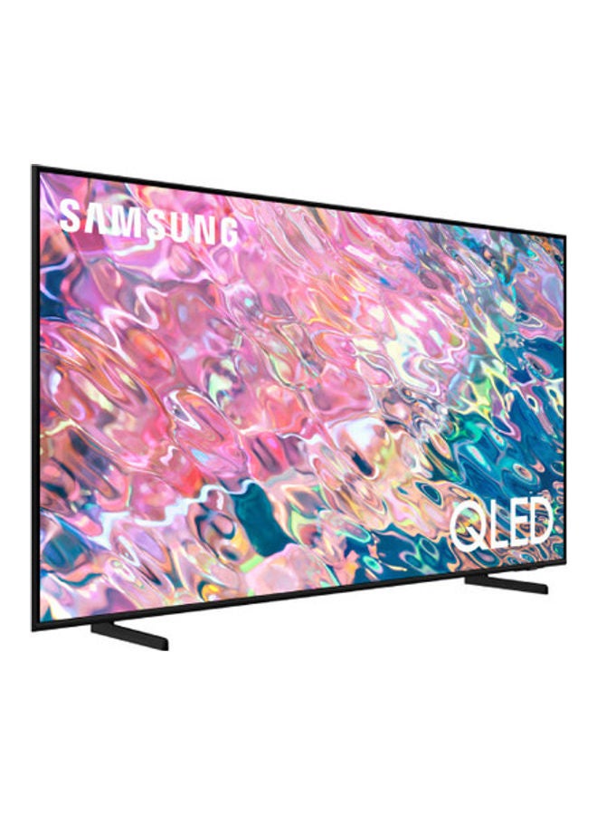 Samsung - 50-Inch TV QLED 4K Black Qauntum HDR Object Tracking Sound Lite Smart Hub with 2 Speakers Dl LED Smart Calibration Adjustable Stand 50Q60BAUXSA Black - Image 1