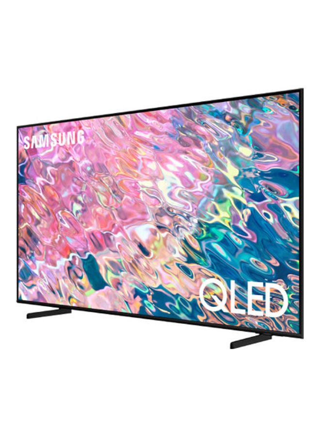 Samsung - 50-Inch TV QLED 4K Black Qauntum HDR Object Tracking Sound Lite Smart Hub with 2 Speakers Dl LED Smart Calibration Adjustable Stand 50Q60BAUXSA Black - Image 1