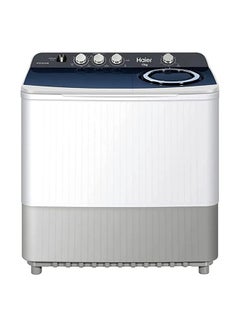 Haier Top Load Twin Tub Washing Machine - Dryer 6 kg - Washer 8 kg HTW130-S186 White  - Image 1