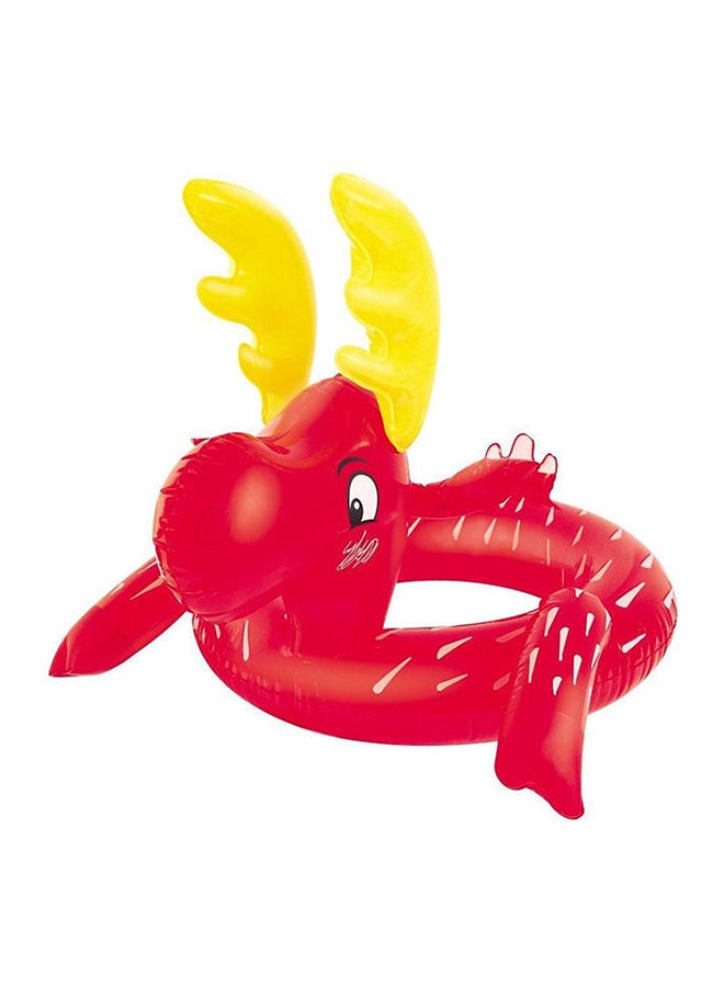 بست واي عوامة سباحة حلقية بأشكال حيوانات طراز 36001 64x56سم - Image 1