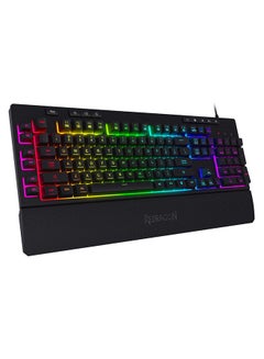 Reddragon K512 Shiva Dedicated Media Control Detachable Wrist Rest RGB Quiet Mechanical Feeling Gaming Keyboard with Multimedia Keys - v1656241207/N53330965A_1