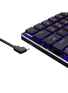 REDRAGON Redragon K624P Elise Pro Rgb 60% Wireless 2.4Ghz / Bluetooth 5.0 / Wired Type C Gaming Mechanical Keyboard – Low Profile Blue Switches (Black)  - Image 4