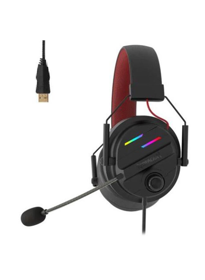 REDRAGON - Redragon H380 CHIRON USB Gaming Headset - RGB lighted Virtual Surround Sound 7.1 - Noise Cancelation Microphone - Image 1