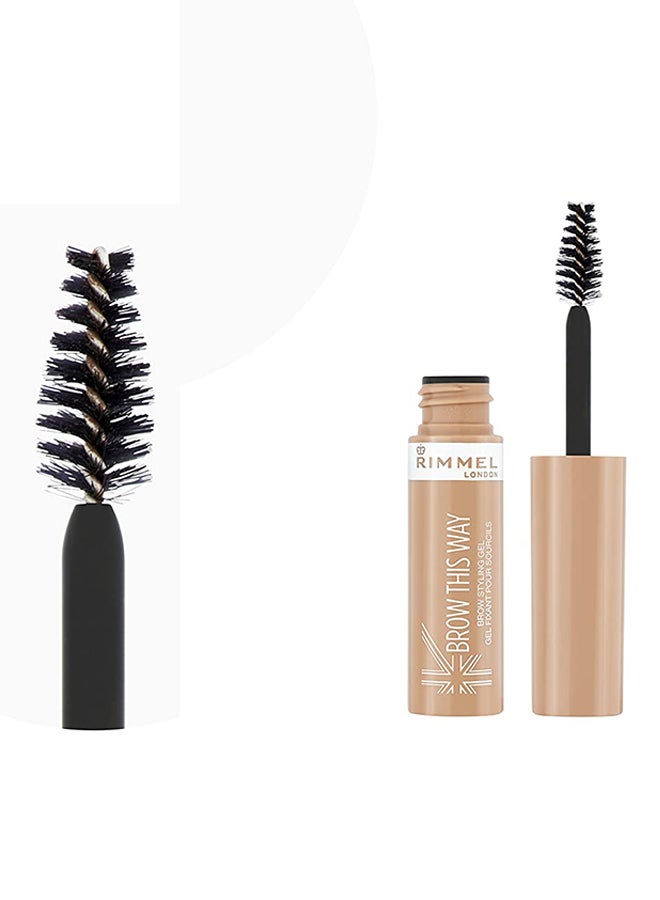 RIMMEL LONDON - Brow This Way Lightweight Gel Blonde - Image 1
