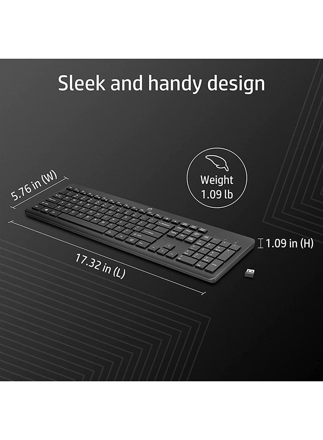 HP 230 Wireless Keyboard Black  - Image 3
