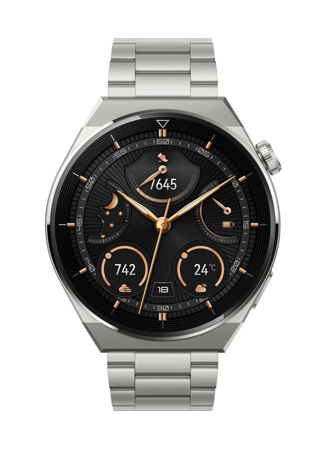 HUAWEI GT3 Pro Health Fitness Tracker Smart Watch Titanium - Image 1
