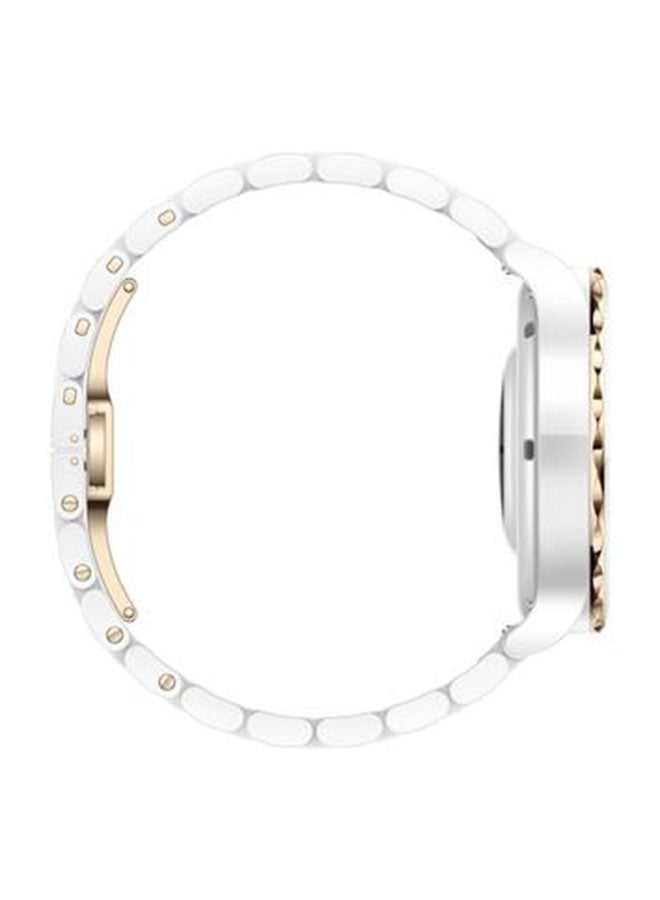 هواوي ساعة ذكية GT3 برو بميزة تتبع الصحة واللياقة البدنية ذهبي/ أبيض - Image 5