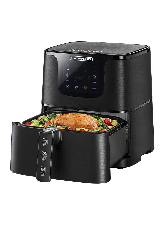 BLACK+DECKER XL Digital Air Fryer 7.5L Capacity, 7 Presets 360° Rapid Air Convection Tech Temp-Time Control For Little/NoOil Healthy Frying Grilling Roasting and Baking 5.8 L 1700 W AF700-B5 Black - Image 3