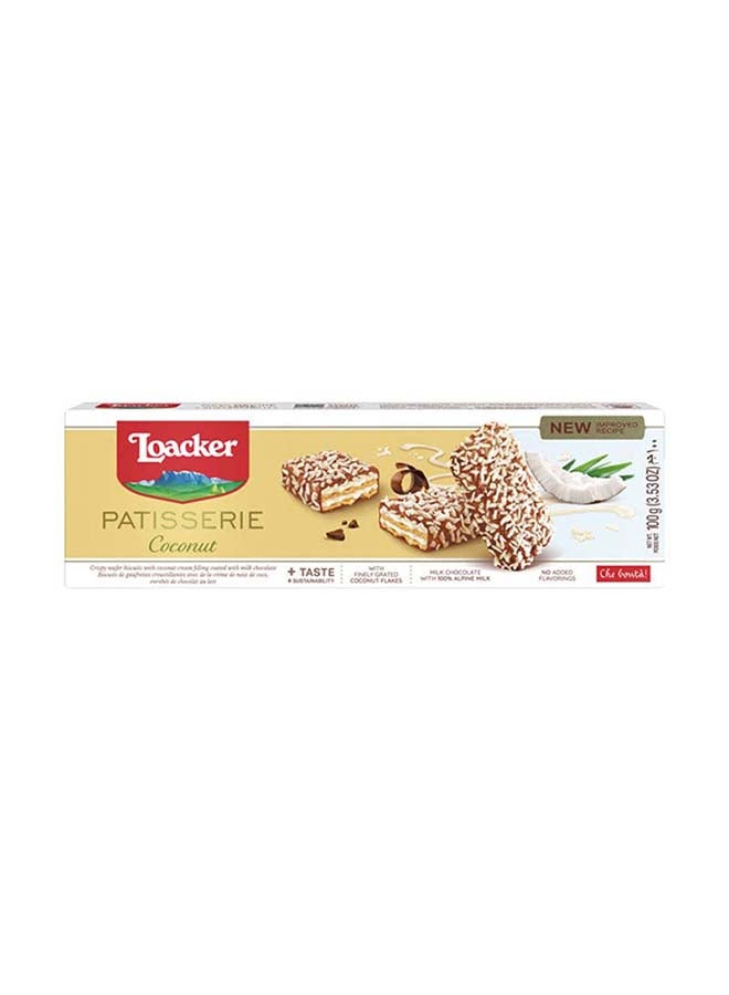 Loacker Wafer Milk Choc Coconut 100grams  - Image 1