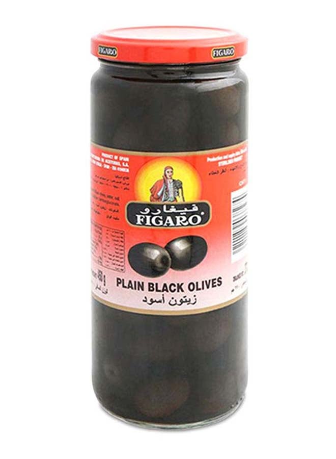Figaro Plain Black Olives 450grams - Image 1