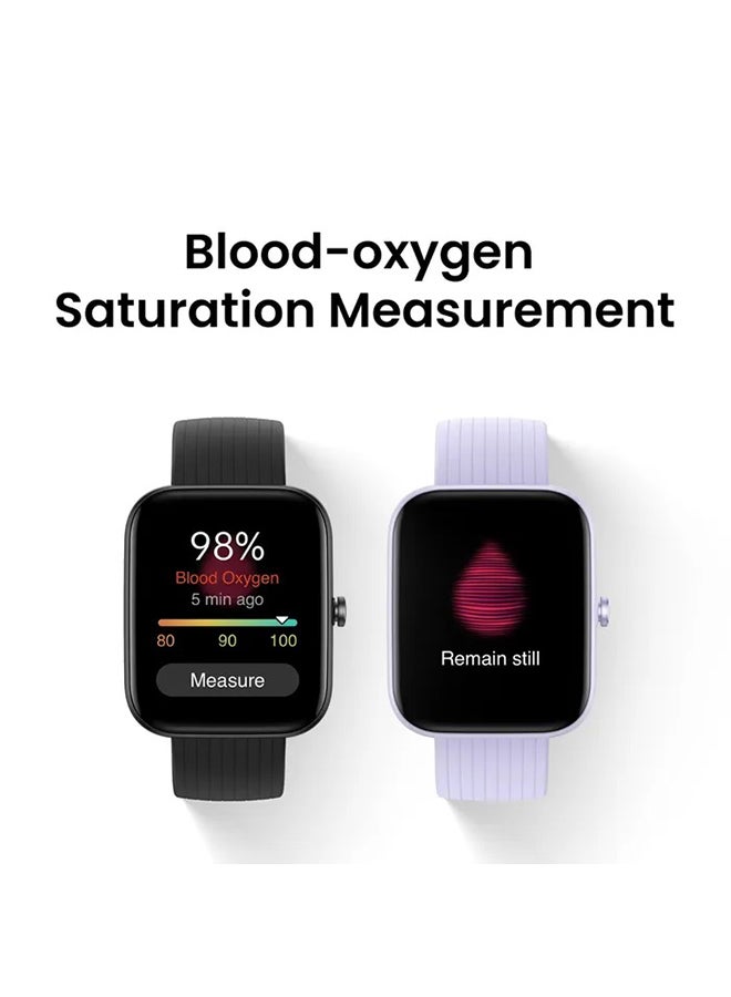 Amazfit - Bip 3 Smatwatch With 1.69 Inch Large Color Display 2 Weeks Battery Life And 60 Sports Mode Pink - Image 1