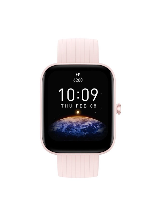 Bip 3 Smatwatch With 1.69 Inch Large Color Display 2 Weeks Battery Life And 60 Sports Mode Pink 