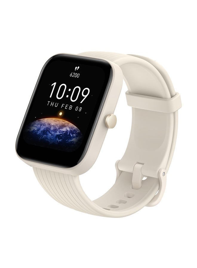 Amazfit - Bip 3 Pro Smatwatch With 1.69inch Large Color Display 2 Weeks Battery Life Cream - Image 1