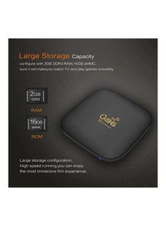 Wownect Q96 Mini Smart Android 10.0 TV Box 2GB/16GB Amlogic S905L Quad Core 2.4G 5G WIFI 4K H265 Media Player Quad Core With LAN HDMI AV Ports Black  - Image 3