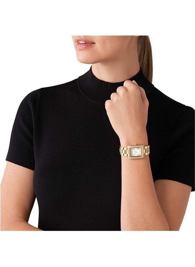 Michael Kors Women's Emery Stainless Steel Analog Wrist Watch MK4640 - 33mm - Gold - Image 3