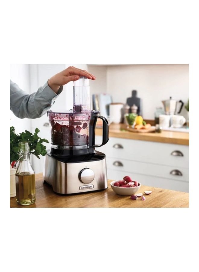 KENWOOD - Multi Pro Compact Food Processor 2.1 L 800.0 W FDM307SS Silver/Black - Image 1