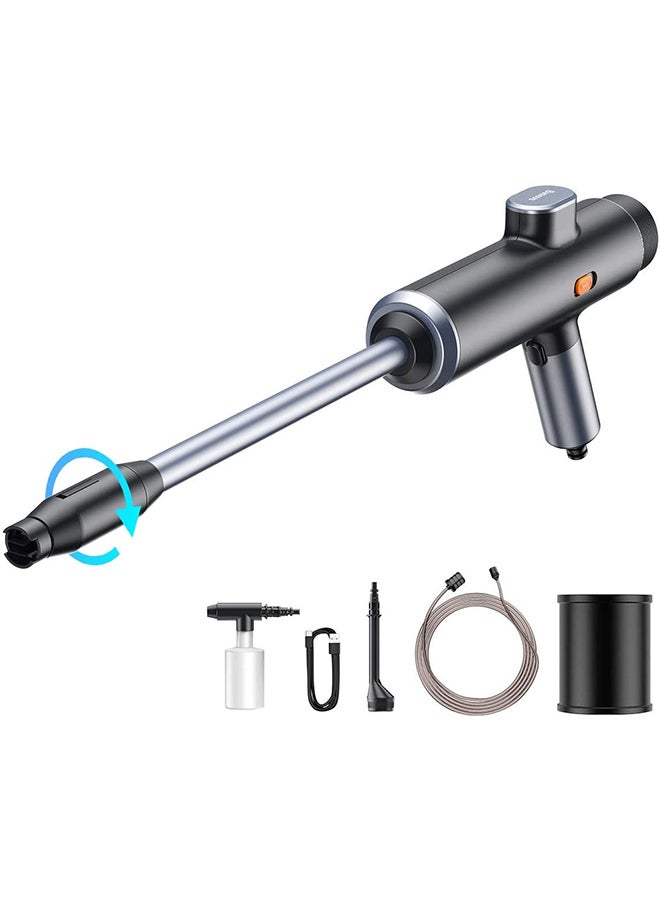 Baseus - Car Washer Machine 50W 0.7Mpa Portable Cordless Pressure Washers with 3.5 M Water Pipe Cleaning Kits for Cleaning Car / Fences/Patios/Garden Multicolour 68x5x23.5cm - Image 1