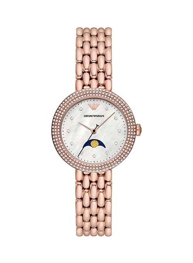 EMPORIO ARMANI Women's Rosa Stainless Steel Analog Wrist Watch AR11462 - 32mm - Rose Gold  - Image 1