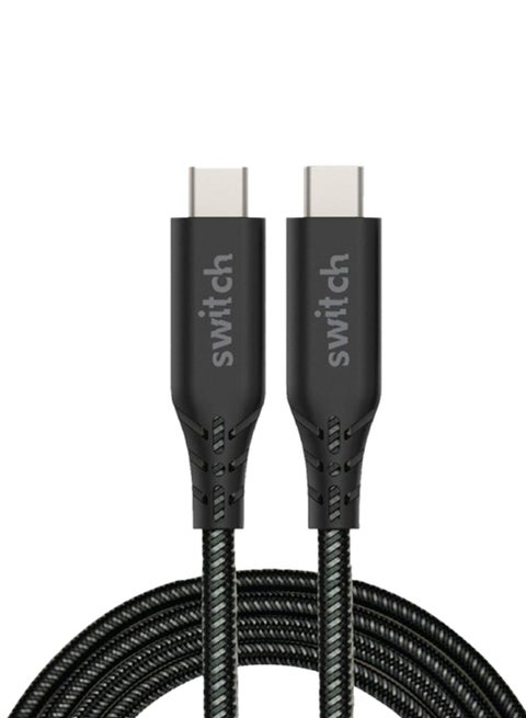 Type C To Type C Cable Black