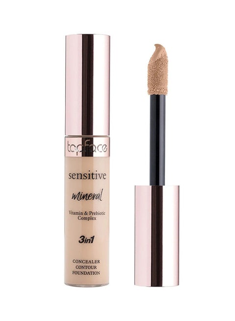 Sensitive Mineral 3 In 1 Concealer Contour Foundation Medium Beige