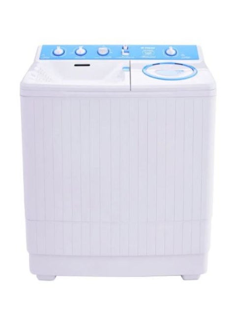 Super Galaxy Semi Automatic Washing Machine, Top Loading, With Dryer FWT800NE White & Blue