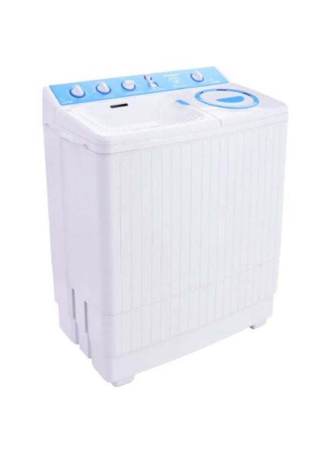 Fresh - Super Galaxy Semi Automatic Washing Machine, Top Loading, With Dryer FWT800NE White & Blue - Image 1