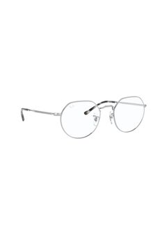 Ray-Ban unisex Full Rim Oval Shape Eyeglasses RX6465F - Lens Size: 53mm - Silver  - Image 2