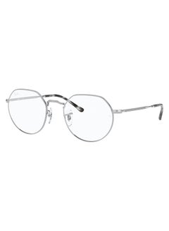 Ray-Ban unisex Full Rim Oval Shape Eyeglasses RX6465F - Lens Size: 53mm - Silver  - Image 3