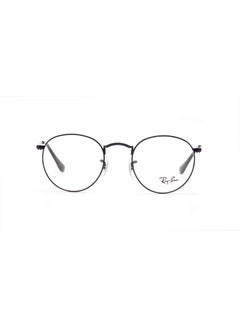 Ray-Ban unisex Full Rim Round Shape Eyeglasses RX3447V - Lens Size: 50mm - Black  - Image 3