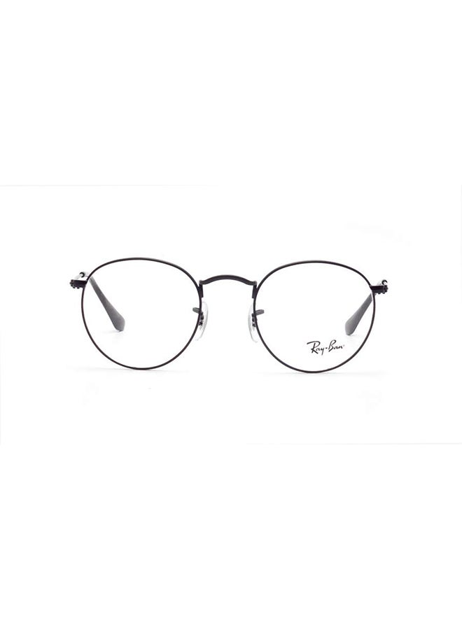 Ray-Ban unisex Full Rim Round Shape Eyeglasses RX3447V - Lens Size: 50mm - Black  - Image 3