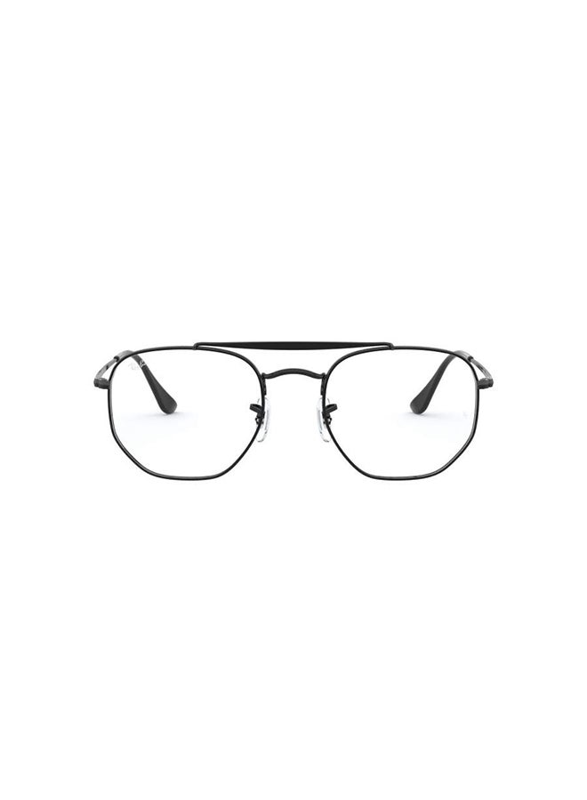 Ray-Ban unisex Full Rim Hexagonal Shape Eyeglasses RX3648V - Lens Size: 54mm - Black - Image 1