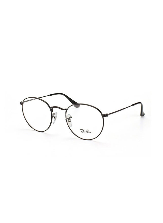 Ray-Ban unisex Full Rim Round Shape Eyeglasses RX3447V - Lens Size: 50mm - Black  - Image 2