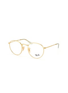 Ray-Ban unisex Full Rim Round Shape Eyeglasses RX3447V - Lens Size: 50mm - Gold  - Image 1