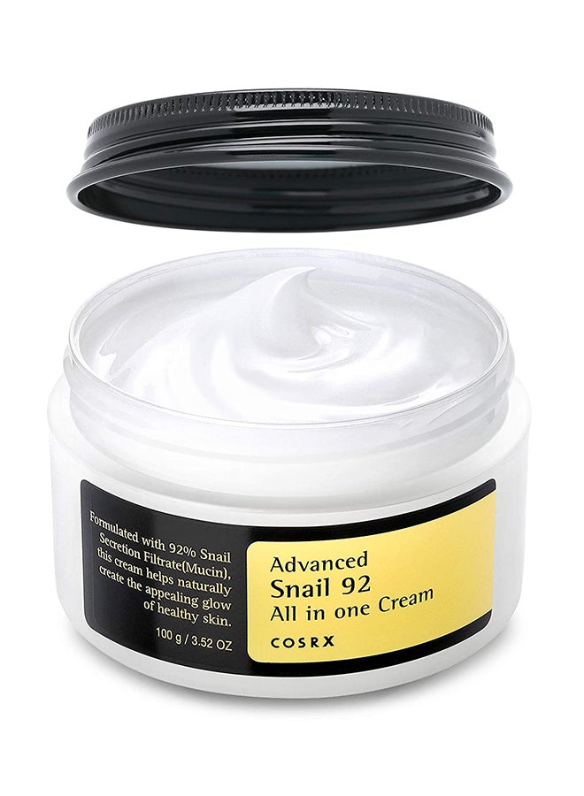 Advanced Snail 92 All In One Cream 100grams - https://f.nooncdn.com/p/v1656332407/N24234376A_2.jpg?width=original