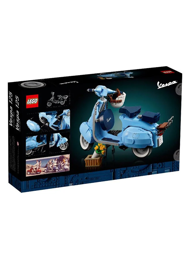 LEGO Icons Vespa 125 10298 Model Building Kit; Build a Detailed Displayable Model of a Vintage Italian Icon with This Building Set for Adults (1,106 Pieces)