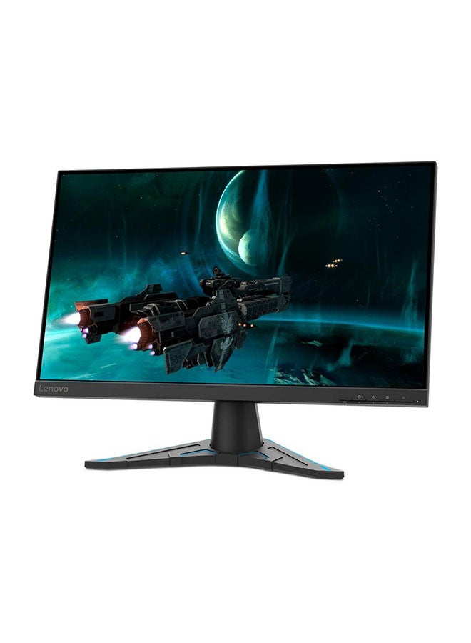 Lenovo - G24e-20 23.8-inch FHD Gaming Monitor with Eyesafe (VA, 100Hz 1ms, HDMI DP, FreeSync Premium, Tilt) Raven Black - Image 1