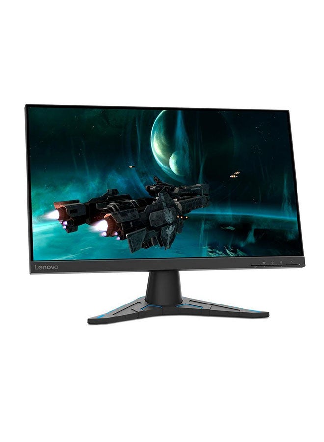 Lenovo - G24e-20 23.8-inch FHD Gaming Monitor with Eyesafe (VA, 100Hz 1ms, HDMI DP, FreeSync Premium, Tilt) Raven Black - Image 1