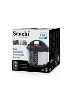 Saachi 14 In 1  Multi Function Pressure Cooker 5 L 900 W NL-PC-5301-SV Silver  - Image 4