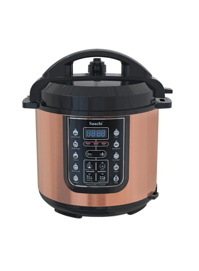 Saachi - 14 In 1  Multi Function Pressure Cooker 6 L 1000 W NL-PC-5302-CP Brown - Image 1