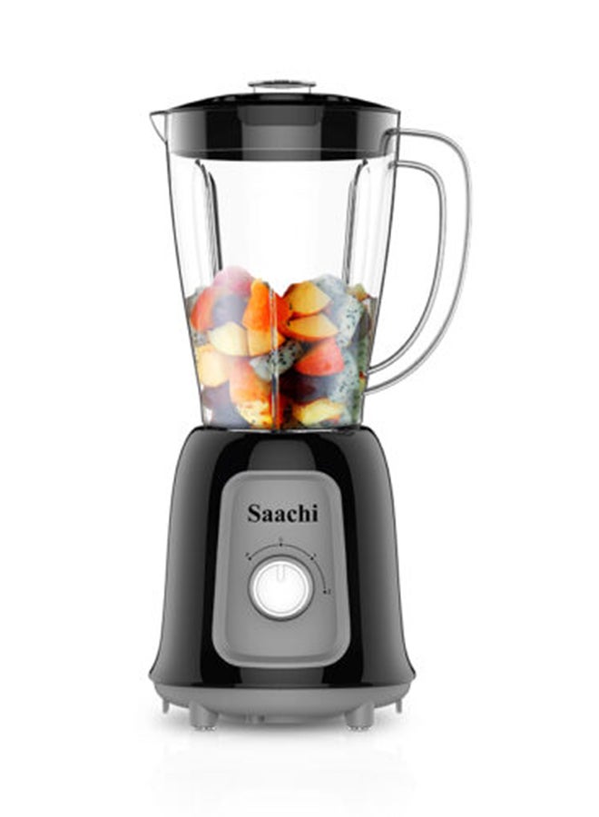 Saachi - 3 In 1 Blender, Grinder And Chopper 1.5 L 400.0 W NL-BL-4402-BK Black - Image 1