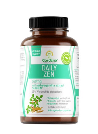 Maximum Potency Ashwagandha Extract Shoden | Multi-patented & Clinically-tested Formula with 35% Withanolides & Polyphenols | Help Support Anxiety & Daily Energy | 60 Veg Capsules - v1656397900/N41060215A_1