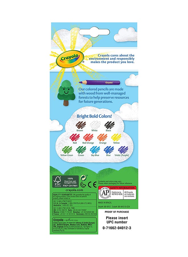 Crayola 12-Count Colored Pencil Set 5.1x7.6x2.5cm - Image 2