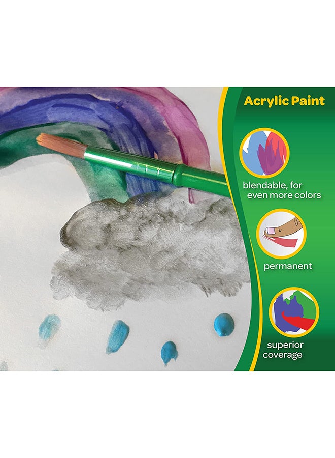 Crayola - 6 Piece Acrylic 2-Oz. Paint Set - Image 1