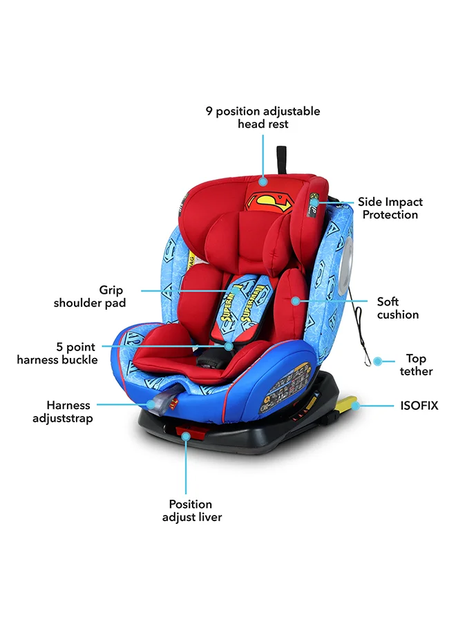 DC Comics 4-in-1 Superman Car Seat