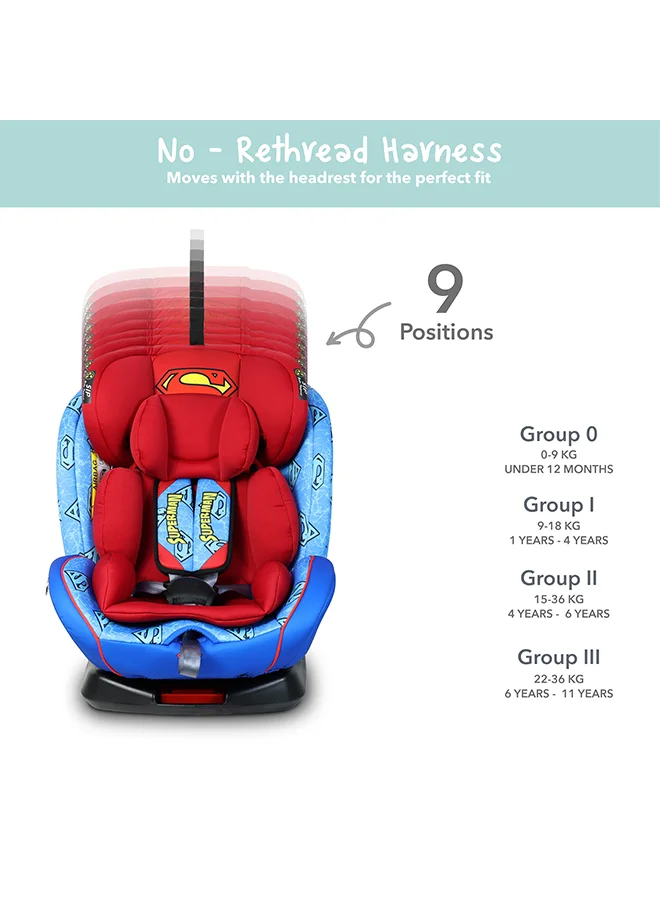 DC Comics 4-in-1 Superman Car Seat