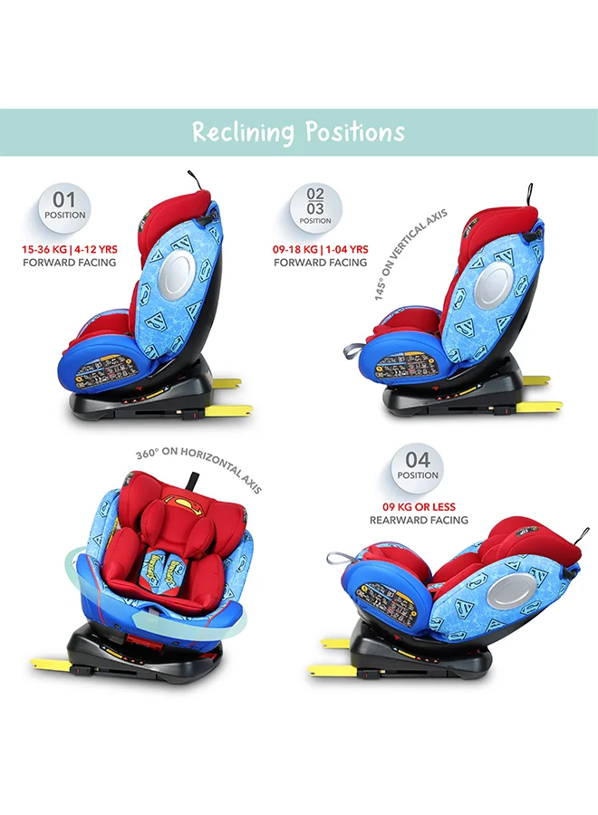 DC Comics 4-in-1 Superman Car Seat