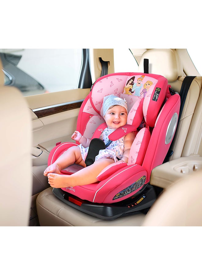 Disney - 4-In-1 360° Rotation Princess Baby/Kids Car Seat, Suitable from 0 months to 12 years, Upto 36kg - Image 1