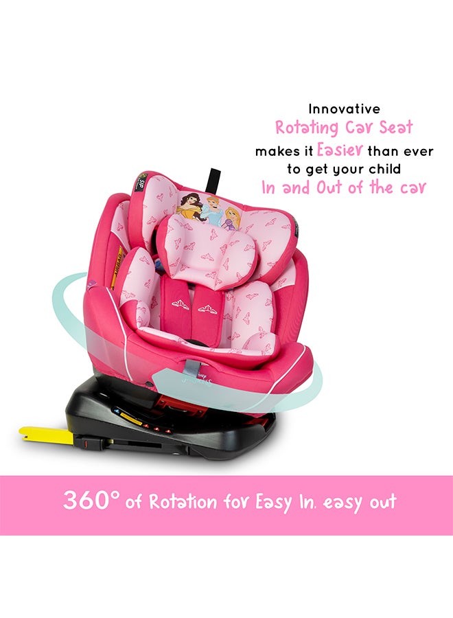 Disney - 4-In-1 360° Rotation Princess Baby/Kids Car Seat, Suitable from 0 months to 12 years, Upto 36kg - Image 1