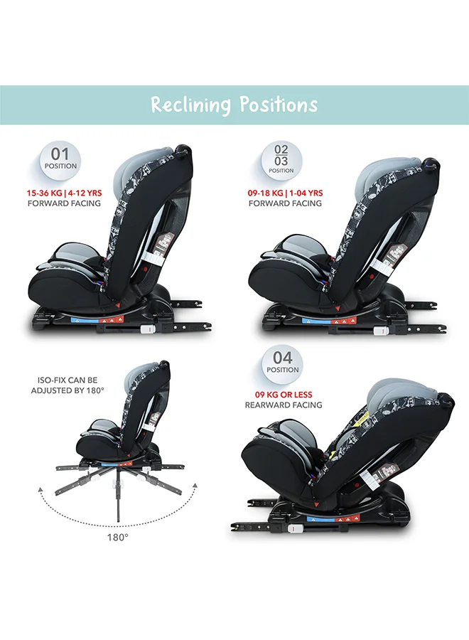 DC Comics 4-in-1 Batman Car Seat, 0-3 Years Age